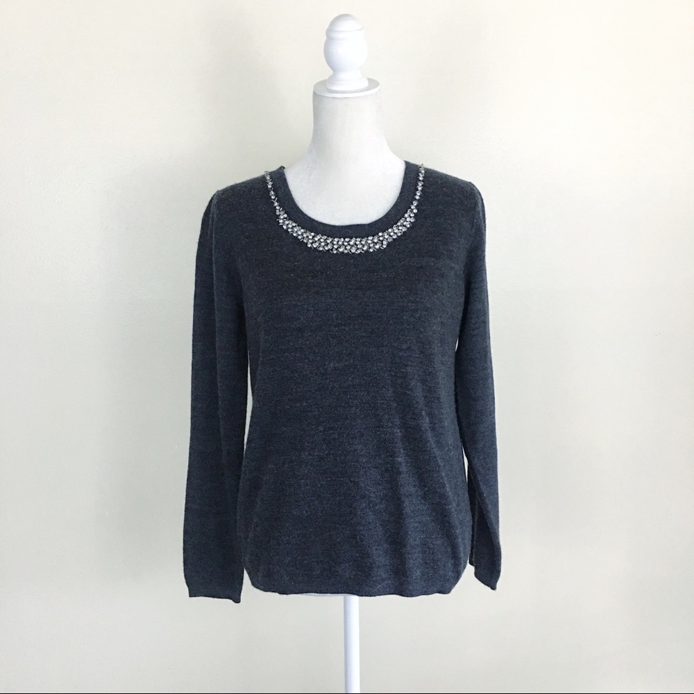 Cynthia Rowley Beaded Sweater